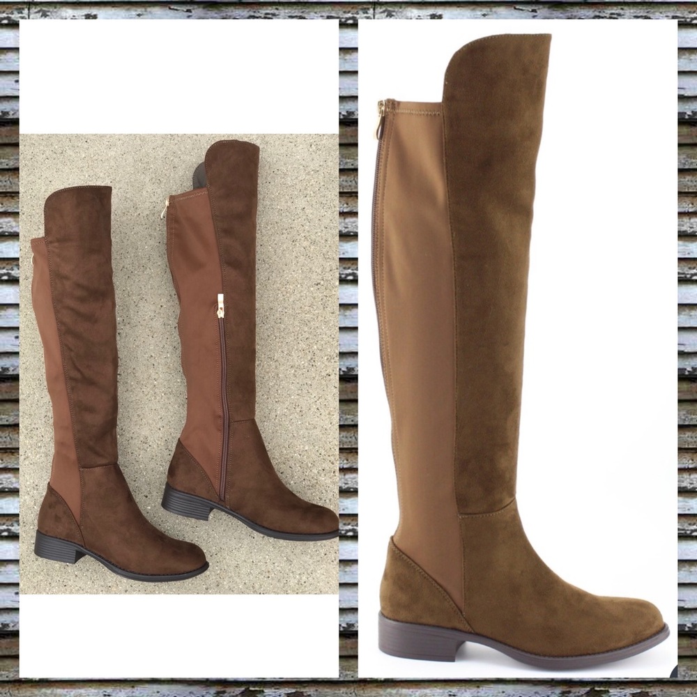 Nature Brown Knee High Over-the-Knee Winter Boot